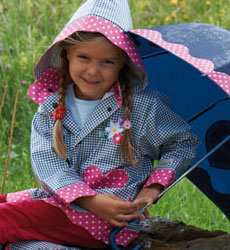 Kinder Regenmantel Landhaus für Mädchen