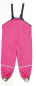 Preview: Playshoes Matschanzug mit Softshelljacke, und warm mit Fleece gefüttert Matschhose -pink/kariert