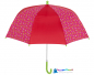 Preview: Playshoes Kinder Regenanzug im Design "Erdbeere" Pink/Rot