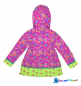 Preview: Kinder Regenjacke "Paisley" in beere/lindgrün Paisleymuster von Stephen Joseph