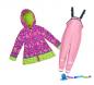 Preview: Kinder Regenjacke "Paisley" in beere/lindgrün Paisleymuster von Stephen Joseph