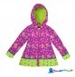 Preview: Kinder Regenjacke "Paisley" in beere/lindgrün Paisleymuster von Stephen Joseph