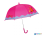 Preview: Süße Playshoes Kinder Regenjacke "Maus" Pink