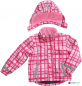 Preview: Playshoes Schneeanzug 2-teilig, "Pink-Kariert warm mit Fleece gefüttert - Rosa/Pink