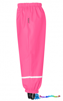 Playshoes Regen-Matschhose Bundhose "mit warmen Fleece gefüttert" - Pink