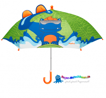 Cooler Kinder 3D Regenschirm "Dino" von Playshoes