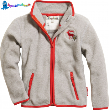 Kinder  Fleecejacke Landhaus in grau/melange von Playshoes