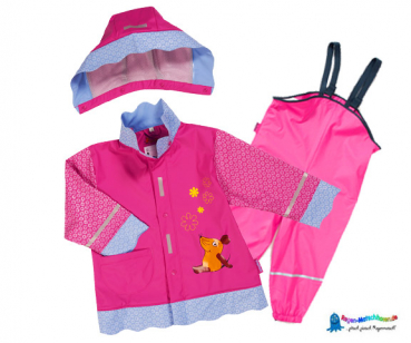 Playshoes Regenanzug im Design "Maus" Pink