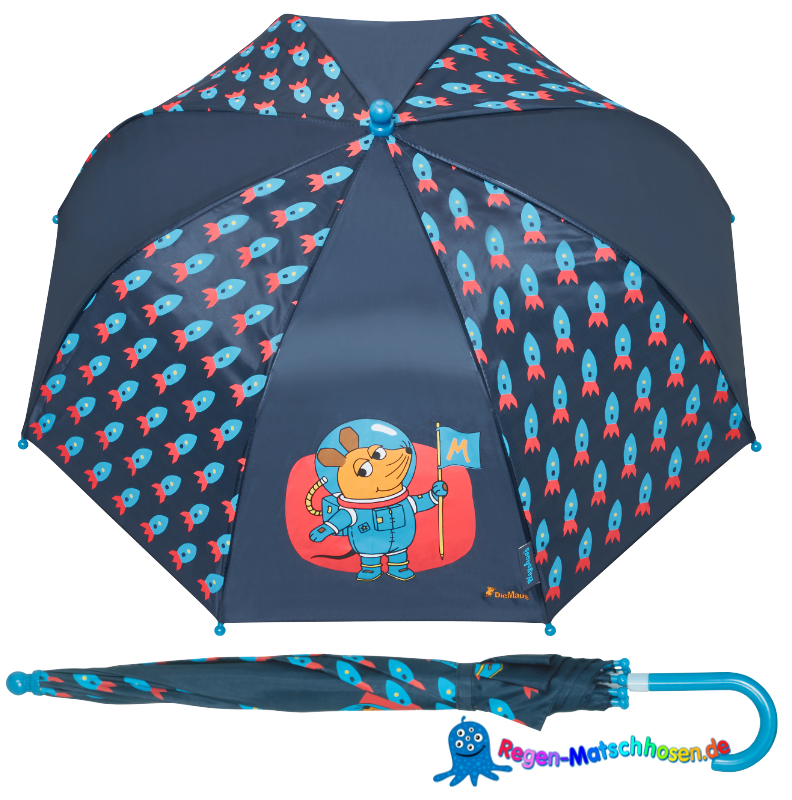 Playshoes Girls Regenschirm Sterne Umbrella