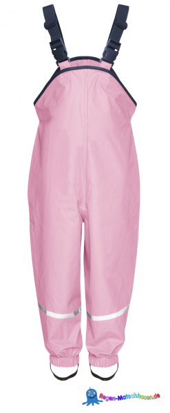 Playshoes Regen-Matschhose mit leichtem Baumwollfutter -Rosa