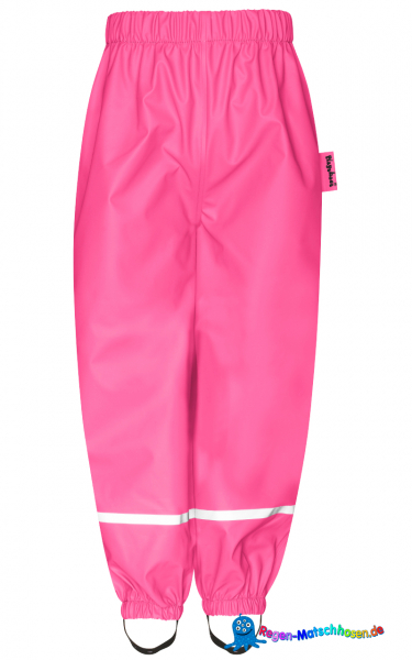 Playshoes Regen-Matschhose Bundhose "mit warmen Fleece gefüttert" - Pink