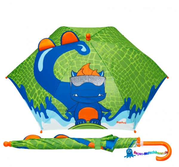 Playshoes Baby und Kinder Regenanzug im coolen Dino Design