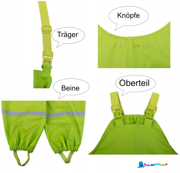 Kinder Gummistiefel blau marine gefüttert