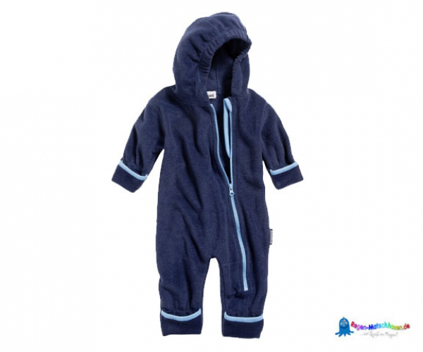 Fleece Overall Baby in Marine von Playshoes