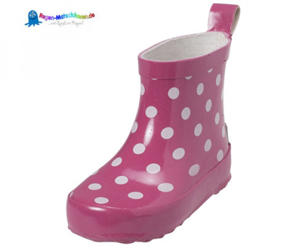 Baby und Kinder Gummistiefel Halbschaft "Punkte" von Playshoes