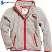Kinder  Fleecejacke Landhaus in grau/melange von Playshoes