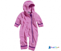 Fleece Overall Baby in Pink von Playshoes